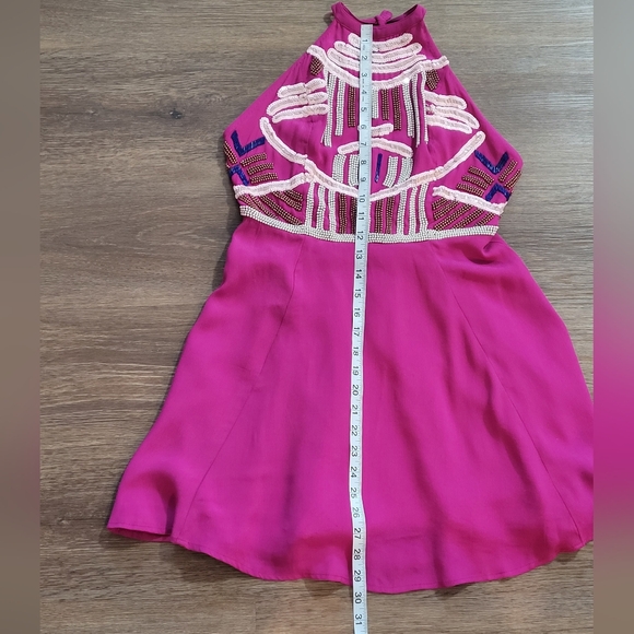 NWT Revolve NBD X Haven Pink Cocktail Beaded Mini Dress sz S - Picture 9 of 16
